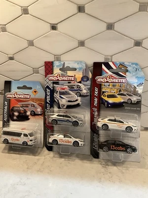 Lote De 5 Nuevos Coches Diecast Majorette Tailandia Y Australia Exclusivos Escala 1/64 Foto 1 de 4