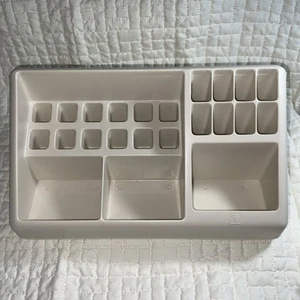 Burtch Reina Alexis Barone Cosmetic Makeup Organizer Caddy Cream MCM VTG 1970’s - Picture 1 of 6