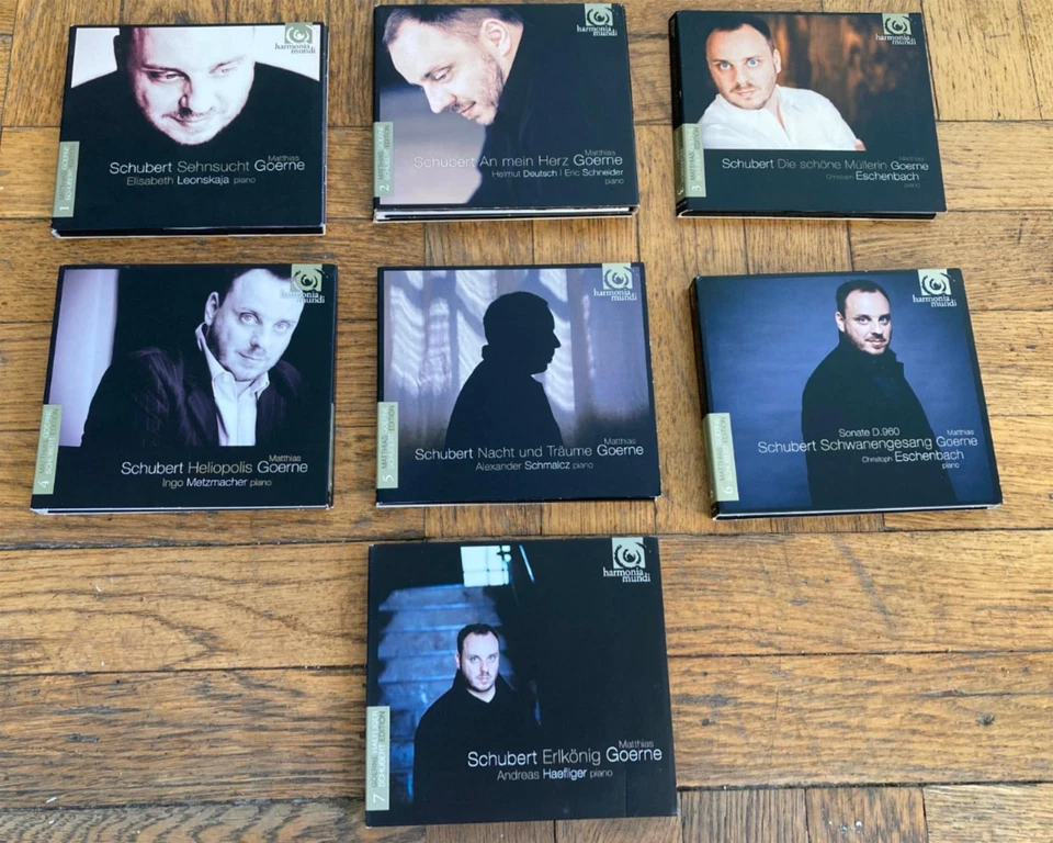 MATTHIAS GOERNE Schubert Edition 7 Volumes CD Set Harmonia Mundi Lot of 7 Foto 1 de 4