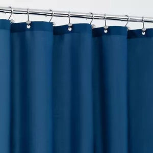 Shower Curtain Liner Waterproof Fabric 3 Magnets Soft Hotel Quality Cloth Light - Picture 1 of 208
