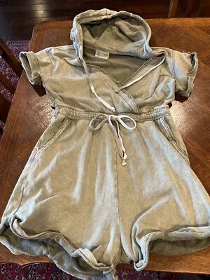 ANTHROPOLOGIE Sábado/Domingo Talla M Kendall Terry Francés Mameluco con Capucha ¡Cariño! Foto 1 de 4