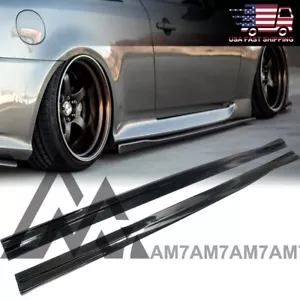 AM Style Carbon Side Skirts For 2008 2009 2010 2011 2012 2013 Infiniti G37 Coupe - Picture 1 of 7