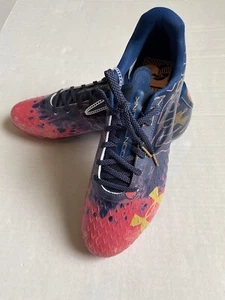Botines de fútbol Under Armour Blur LE Drip MC talla 13 3023379-400 NUEVO - Imagen 1 de 10
