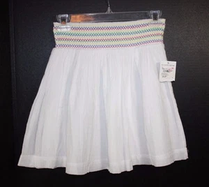 Junior Girls Rubbish White Smock Skirt Size S  NWT - Picture 1 of 4