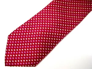Corbata corta para hombre granate púrpura geométrica 55" - Imagen 1 de 4