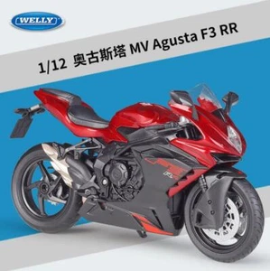 Free Shiping Welly 1:12 2022 MV Agusta F3 RR Motorcycle Model Bike New - Picture 1 of 10