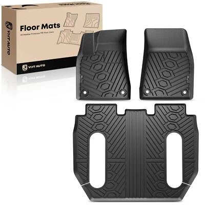 Alfombrillas delanteras y traseras 3 piezas para Tesla Model X 2016 2017 2018 2019 2020 Foto 1 de 4