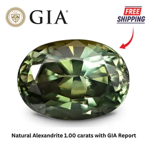 Alexandrit lose Edelstein GIA zertifiziert natürlicher Alexandrit 1,00 Karat - Bild 1 von 8
