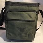 NRA Heavyweight Canvas Lunch Beer Cooler Bag W/Strap Army Green Insulated Picnic