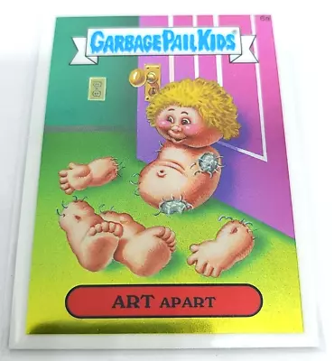 GPK Card Garbage Pail Kids Art Apart #6a 2013 Chrome Series 1 GPK - Image 1 of 4