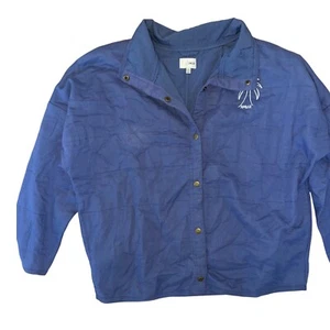 AMUSE SOCIETY SEA BREEZE blaue STEPPJACKE. Neu ohne Etikett Large/XL.  Baumwolle - Bild 1 von 5