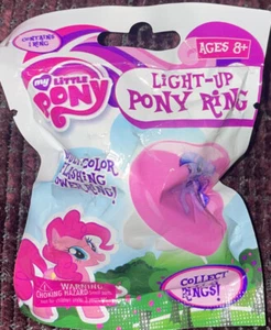 MY LITTLE PONY LIGHT UP RING SURPRISE PACK MULTI COLOR FLASHING POWER RING CUTE! - Picture 1 of 2