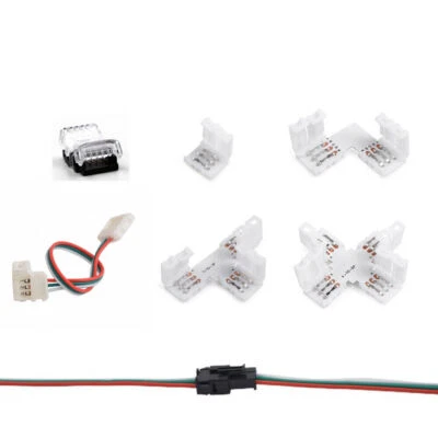3pin Clip led strip Connector Adapter for CCT WS2811 WS2812B IC LED Strip light - Image 1 of 4