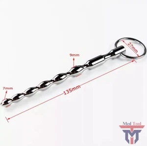 Enchufe de sonido dilatador uretral macho de acero inoxidable NUEVO - Imagen 1 de 2