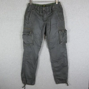 Alpha Industries Cargo Hose Damen 29 Grau Outdoor Camp Wandern Freizeit Streetwear - Bild 1 von 10