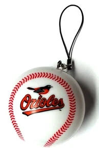 BALTIMORE ORIOLES DANGLER 2" ROUND MINI BALL NEW LICENSED MLB CHARM ORNAMENT  - Picture 1 of 2