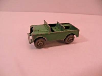 Moko Lesney Land Rover Jeep 12 1955 vintage diecast Matchbox No Driver - Image 1 of 4