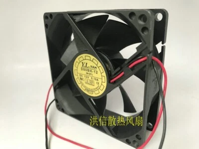 1PC  chassis power cooling fan   D80BH-12 DC12V 0.18A 8025 80mm - Image 1 of 3