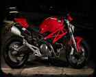 Ducati Monster 696 10 1 A4 Metallschild Motorrad Vintage gealtert