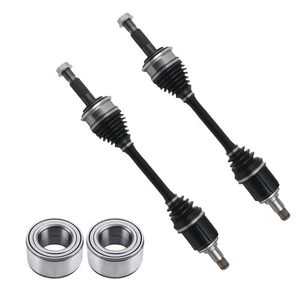 Front CV Axles Shaft Assemblies+Wheel Bearing Kit for Tundra Sequoia 4WD - Picture 1 of 12