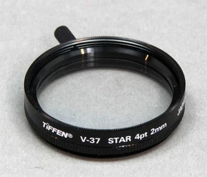 37mm Screw-In Filter TIFFEN 4pt 2mm STAR Effect 4-Point Cross Screen Made Japan - Picture 1 of 1