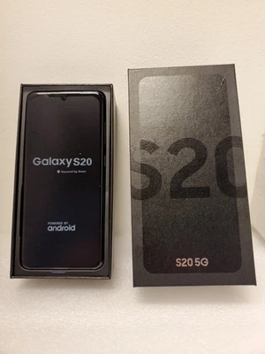 Samsung Galaxy S20 ✔128GB ✔5G SM-G981U✔Schwarz ✔SMARTPHONE ✔NEU & OVP - Bild 1 von 2