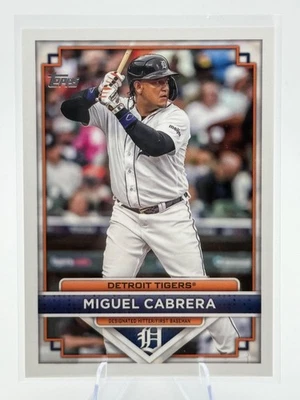 2023 Miguel Cabrera Topps Flagship Collection #90 Detroit Tigers - Image 1 of 2