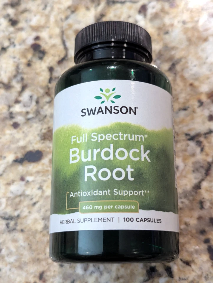 Burdock Root 460 MG 100 Caps by Swanson Premium