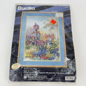 Vintage Bucilla - My Favorite Place - Crewel '97 Stickpackung 41574 Perserwolle - Bild 1 von 5