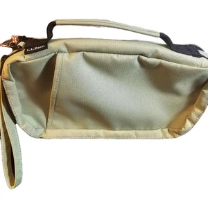 L.L. Bean Traveler Ticket Organizer  Mint Green Passport ID Phone Wrist  Strap - Picture 1 of 9