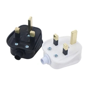 3 Pin UK Mains Plug 13A Appliance Assembly Power Cord Fuse Wiring Connector - Afbeelding 1 van 14