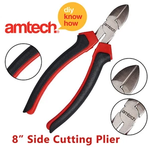Amtech 8" Seitenschneidezange Präzisionswerkzeug für Elektronik Schmuck & Handwerk - Bild 1 von 12