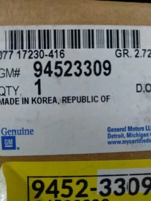 Conjunto de luces antiniebla para pasajero delantero ACDelco 94523309 Chevrolet Cruze 2015-2016 Foto 1 de 4