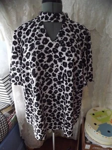 Neu Lane Bryant Übergröße SEXY OBERTEIL MIT ANIMALPRINT GRÖSSE 20 RET50 neu mit Etikett - Bild 1 von 10