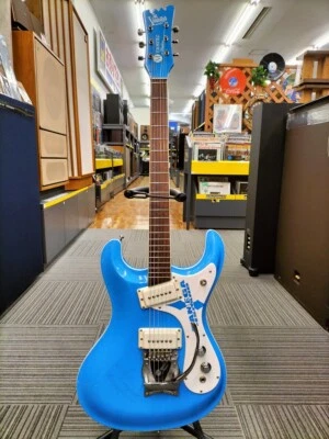 Guitarra Eléctrica Mosrite VS-5 California Ventures Modelo Azul Cuerpo Sólido Foto 1 de 4