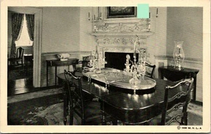 The Dining Room Mount Vernon Virginia Postcard - Picture 1 of 2
