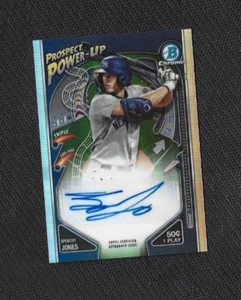 2024 Bowman Chrome Prospect Power-Up Autographs #PPASJ Spencer Jones 26/30 - Picture 1 of 1