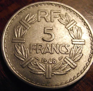 #3885 Francia; 5 franchi 1948 B - Foto 1 di 2
