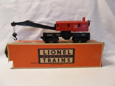 LIONEL OPERATING WORK CRANE  #6520-25 - Image 1 of 4