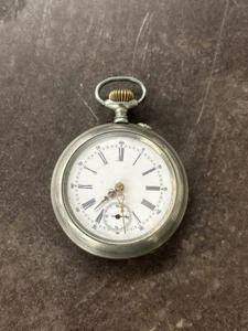 Open Face Advance Delay 12S Mechanical Pocket Watch - Picture 1 of 6