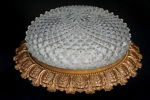Lámpara de techo antigua araña Plafoniere Art Nouveau Ø 40 cm revisada - Imagen 1 de 4