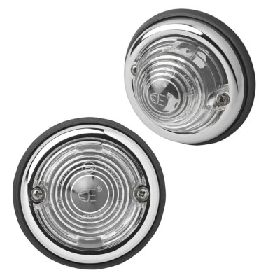 2x Positionsleuchte weiss 70mm Umrissleuchte LKW Begrenzungsleuchte Anhänger PKW - Bild 1 von 4