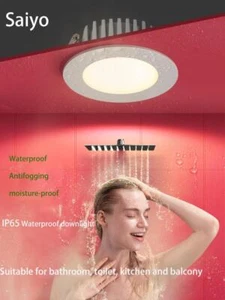 Downlight Led Waterproof Ceiling Spot Light Sauna Steam Bath Kitchen - Picture 1 of 27