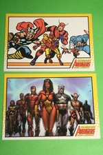 2006 THE COMPLETE AVENGERS Rittenhouse MARVEL PROMO 2 CARD SET P1 P2 NSU