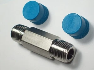 1 - Swagelok Stainless Steel Hex Pipe Nipple, 3.0" x 1/2" NPT, SS-8-HLN-3.00 - Picture 1 of 2