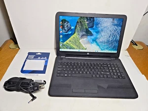 HP 15 Laptop AMD A6-7310 Radeon R4 Graphics, 8GB RAM, 256GB SSD Win 11 Home DVD - Picture 1 of 15