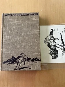 West Of Powder River Jack Lee 1933 *Presentation Copy 1st Edition Signed - Picture 1 of 22