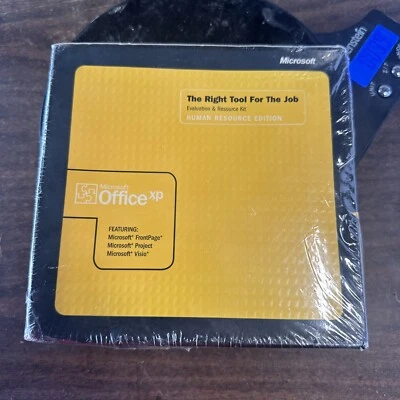 Microsoft Office XP Evaluation & Resource Kit FrontPage Project Visio 2003 NEW - Image 1 of 2