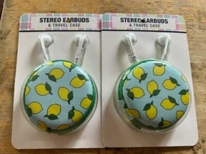 NUOVA CUSTODIA DA VIAGGIO AURICOLARI STEREO DISPONIBILE IN ROSA E VERDE ACQUIRENTE RICEVI 2 PER ORDINE - Foto 1 di 4