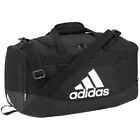 Adidas Unisex Defender 4 Duffel Bag, Black/white, 11"h X 20.5"w X 11.75"d New